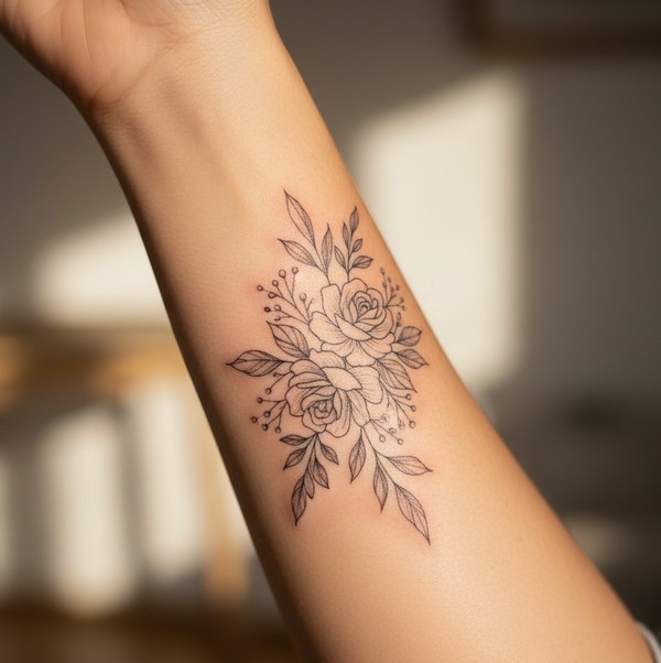 تاتو روی بدن