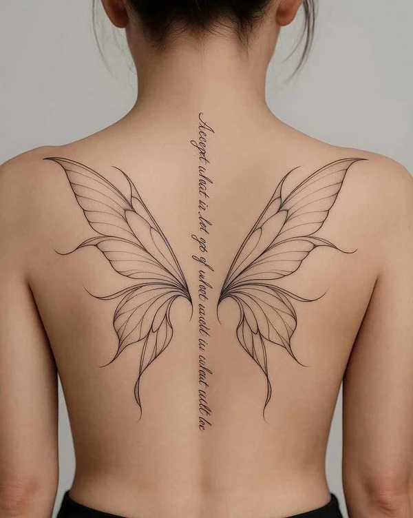 تاتو روی پشت کمر